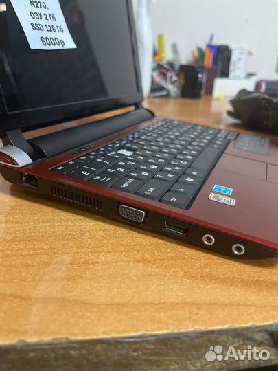 Нетбук Acer (SSD128гб; 2гб; Atom N270)