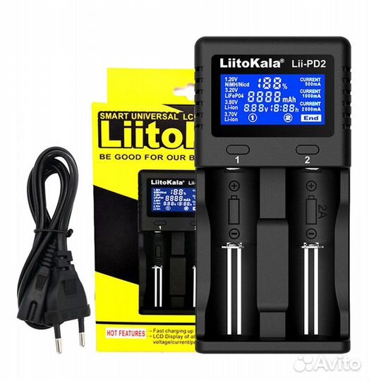 Четыре аккумулятора AA Ladda 1900mAh 1,2V