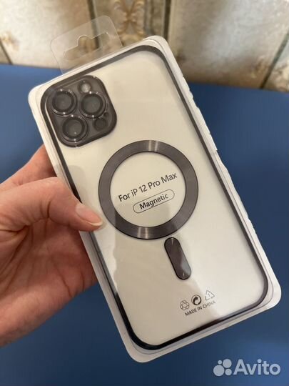 Чехол на iPhone 12 pro max прозрачный