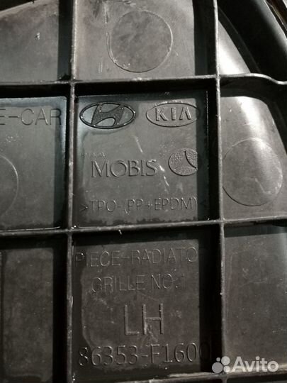 Накладка решетки радиатора Kia Sportage 4