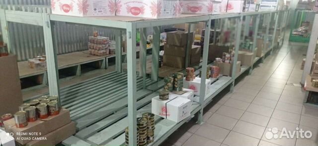 Стеллаж разборный металлический