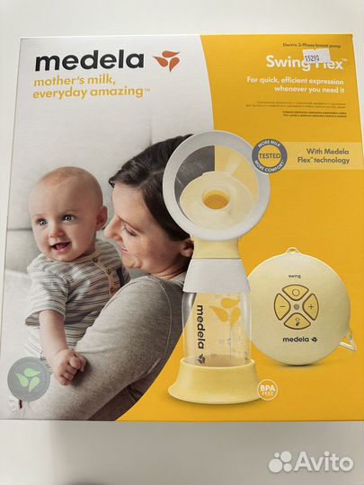Молокоотсос medela swing flex электрический