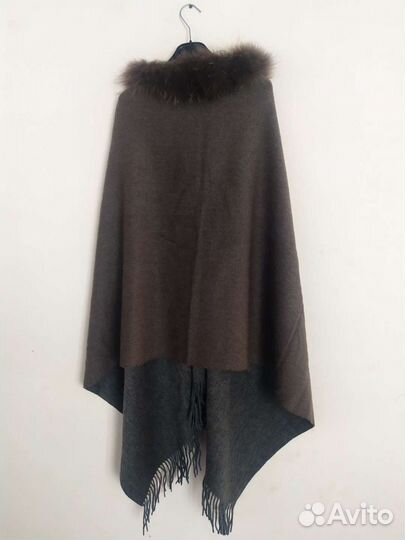 Шарф накидка кашемир шерсть