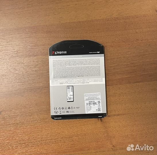 SSD накопитель Kingston KC600 1Tb