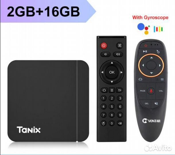 Тв TV приставка Tanix W2 2/16 гб (Android TV )