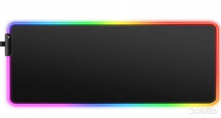 Игровой коврик для мыши с подсветкой RGB 35/25 см