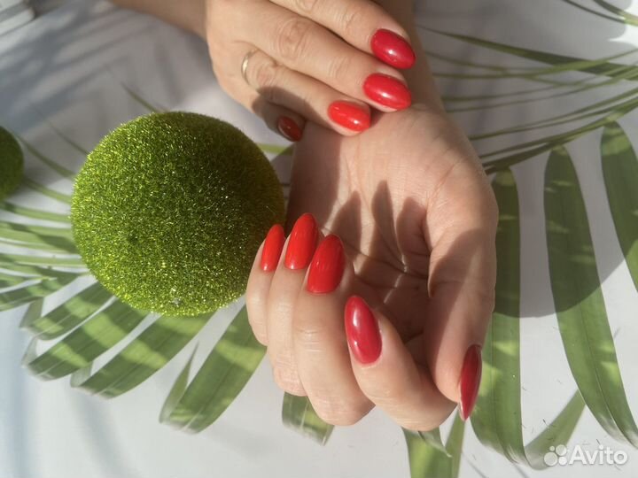 Маникюр с гель лаком