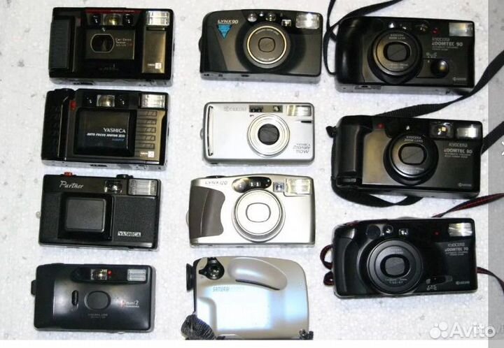 Компакты Minolta, Yashica, Kyocera, Canon