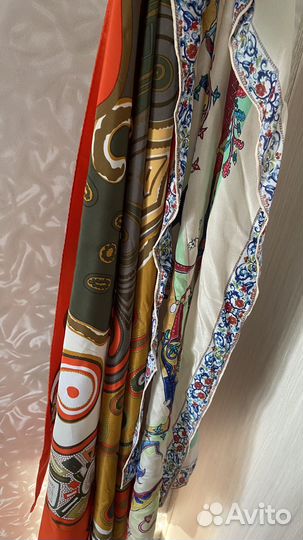 Шелковый платок шейный