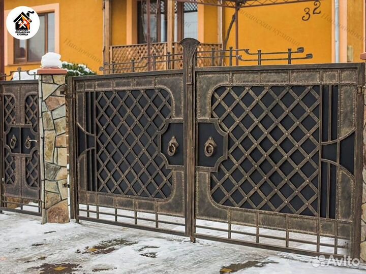 Кованые ворота