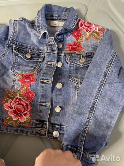 Джинсовая куртка для девочки 92 98