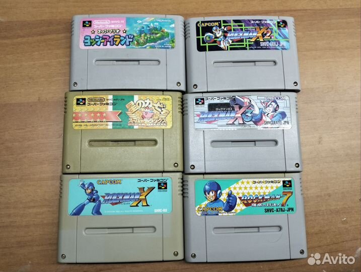 Картриджи super Nintendo Famicom