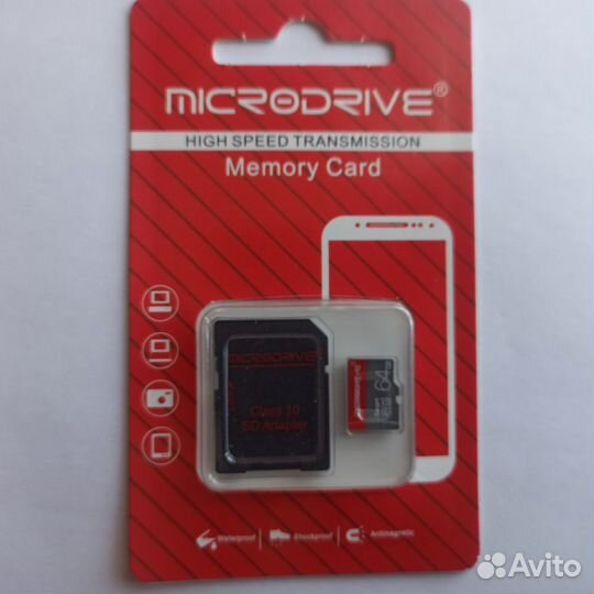 Карта памяти micro sd 64gb