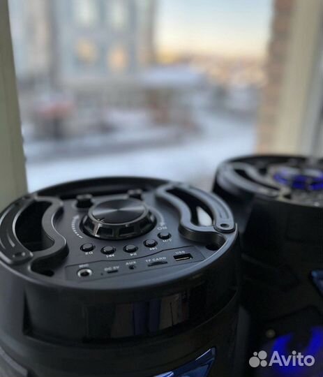 Портативная колонка с микрофоном гарантия