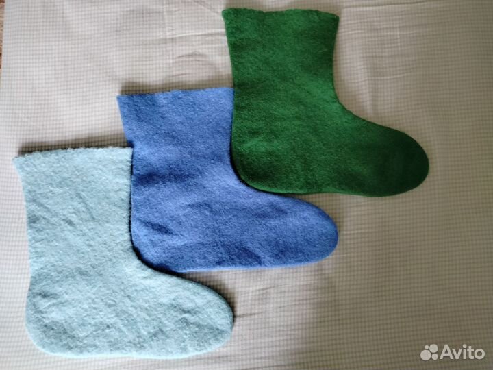 Носки валяные из шерсти