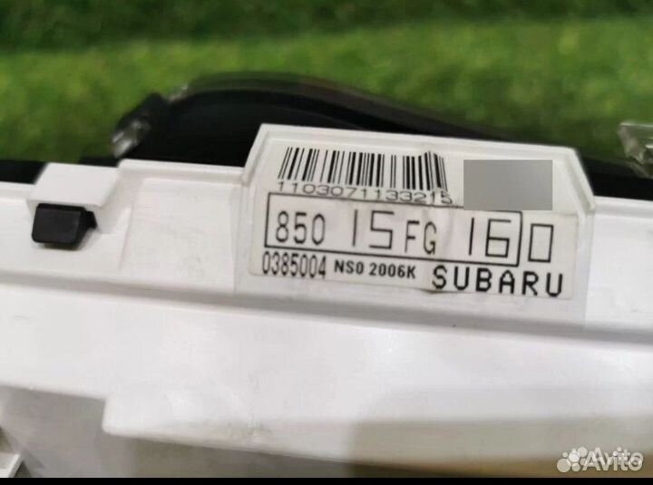 Приборная панель subaru impreza gh