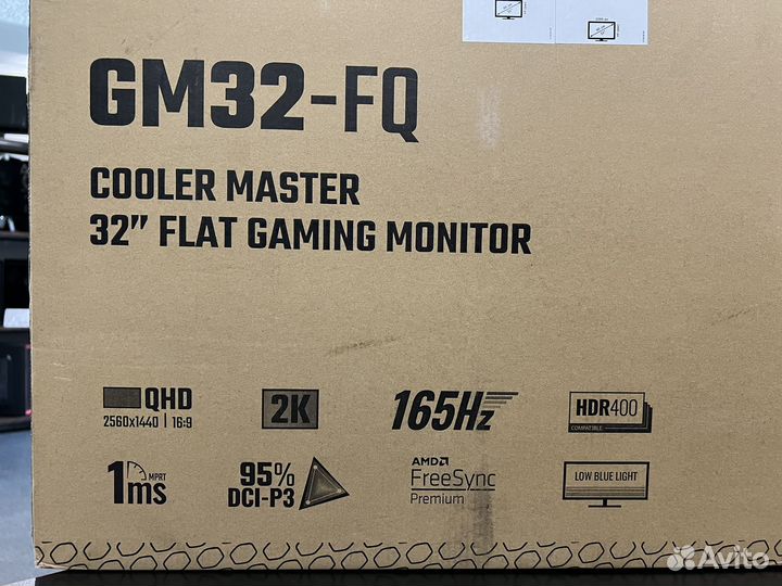 Игровой монитор CoolerMaster 32 дюйма 2k 165Гц