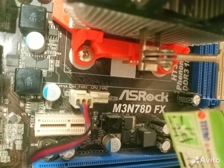 Материнская плата ASRock M3N78D FX+процессор