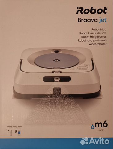 Робот пылесос моющий iRobot Braava Jet M6