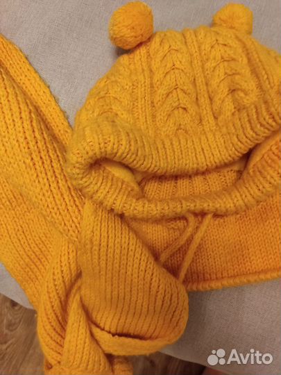 Комплект шапка, шарф