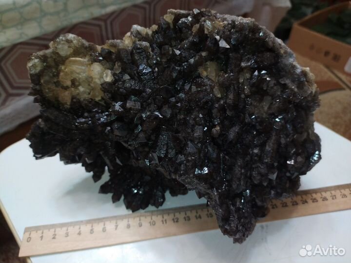 Раухтопаз друза