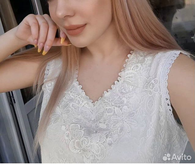 Блуза в кружево