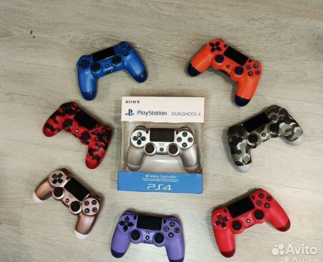 Джойстик геймпад sony PS3/PS4/PC цветные