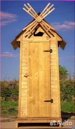 Дачный туалет с установкой