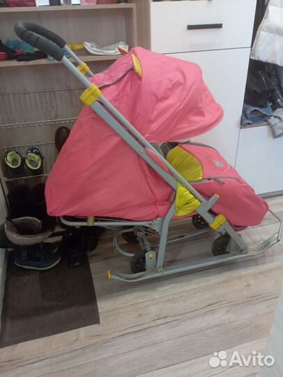 Коляска санки