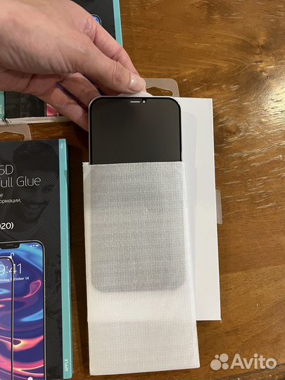 Защитное стекло Deppa privacy на iPhone 12 pro max