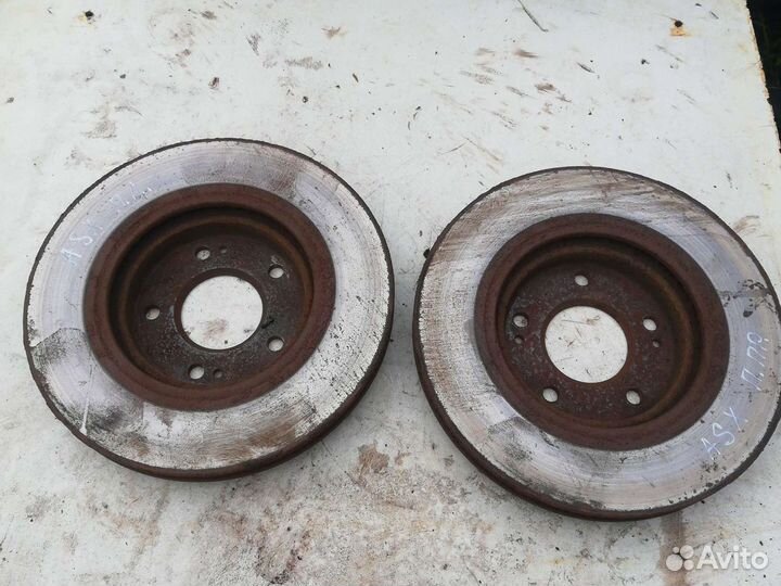 Диск тормозной передний Митсубиси асх