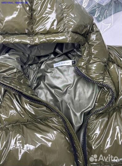Пуховик Cole Buxton зеленый качество (Арт.50641)