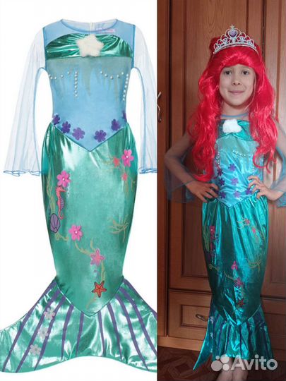 Новый костюм Русалочки 4 предм