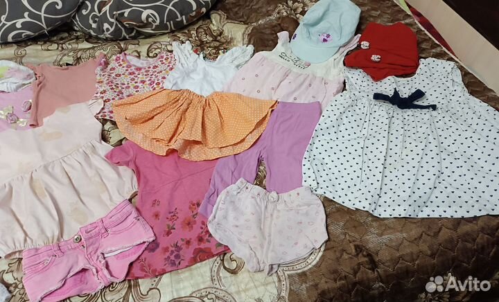 Детские вещи пакетом для девочек 86 92