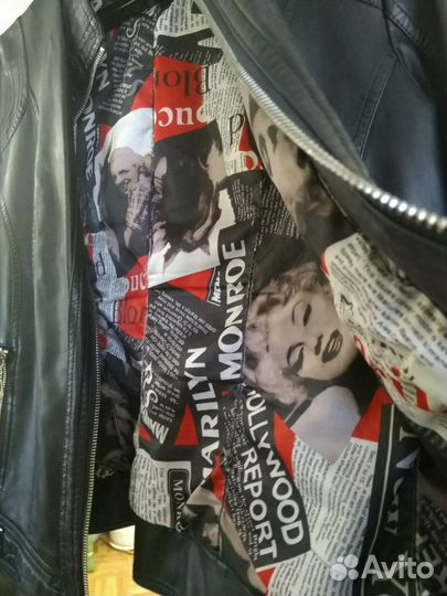 Куртка коженная(очень хорошего качества кож.зам)