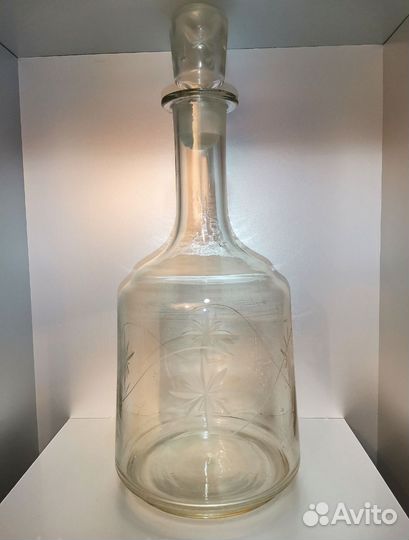 Графин штоф 1,8 л стекло СССР