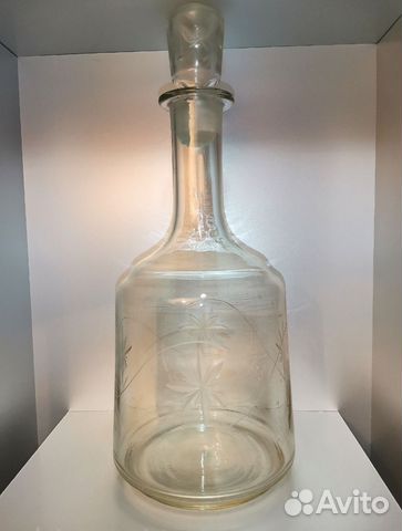 Графин штоф 1,8 л стекло СССР