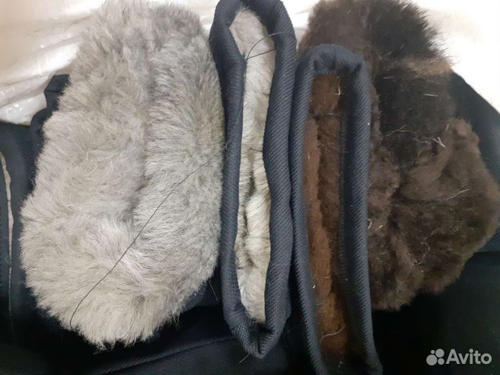 Рукавицы меховые из цельной овчины