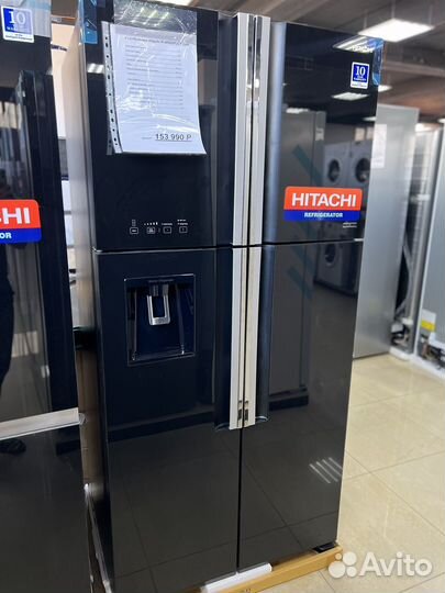 Холодильник многодверный Hitachi R-W 660 PU7 GBK