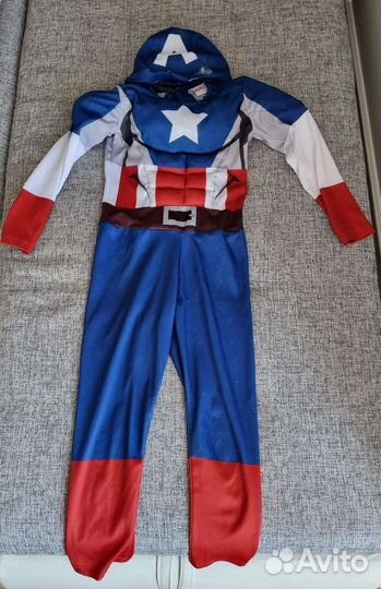 Костюм капитан америка 7-9 лет