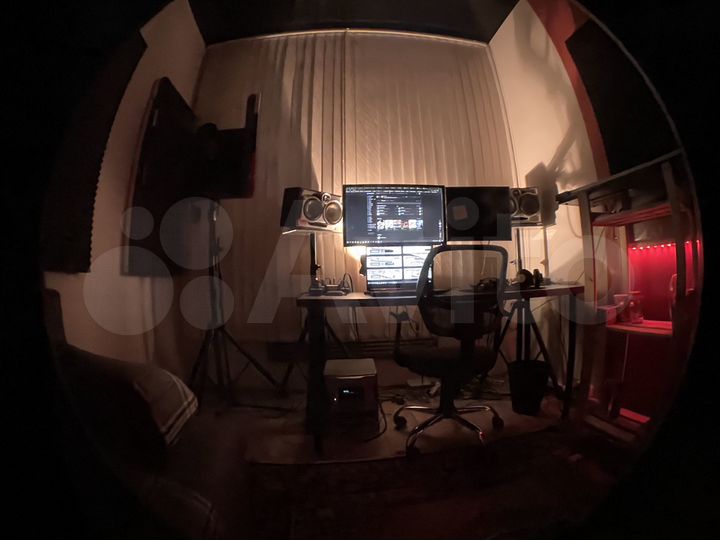 Студия звукозаписи acrylicstudio, 15 м²