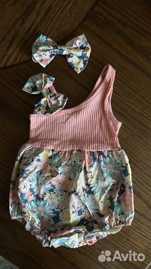 Боди песочник 6-12 мес