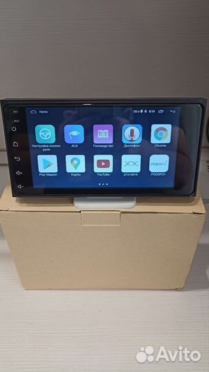 Магнитола 2din на Toyota 200мм*100мм, Android 12