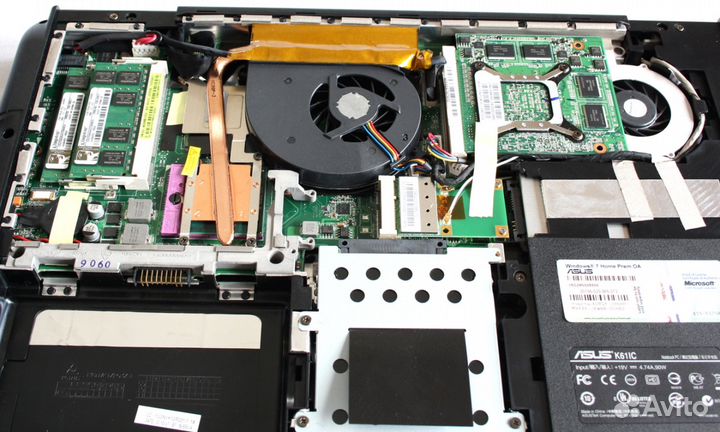 Asus K61IC (Nvidia nForce730i ) Рабочий в разборе