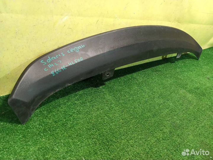 Юбка заднего бампера Hyundai Solaris 2014