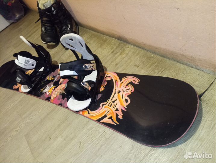 Сноуборд Rossignol 139+Burton+Vans. Комплект