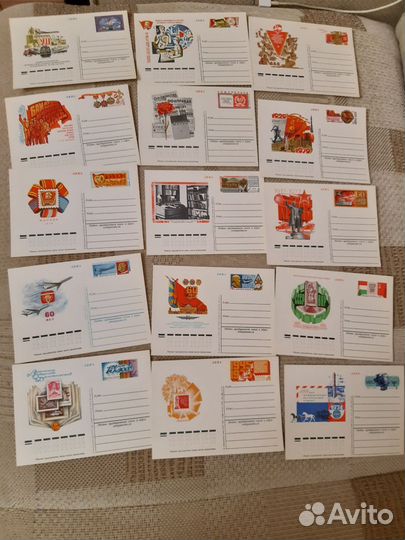 Почтовые открытки СССР на разные темы