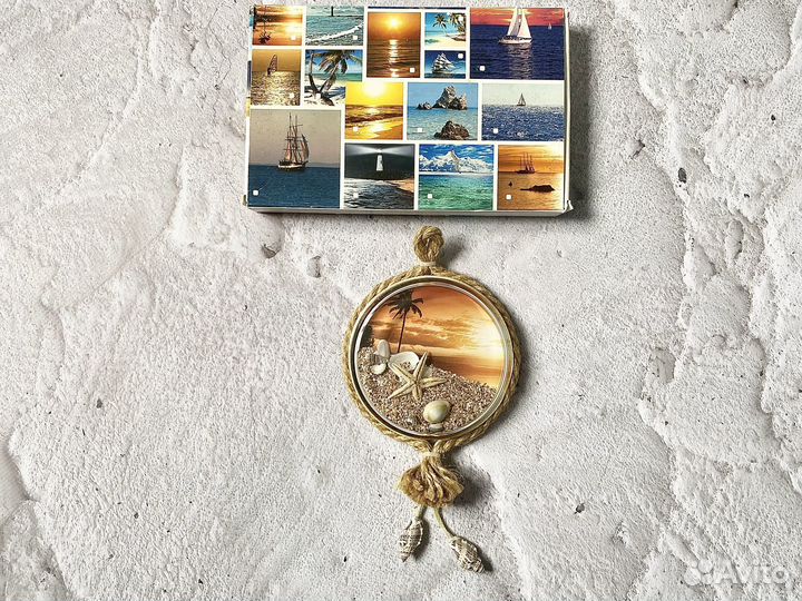 Новое панно на стену морской сувенир ручная работа