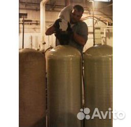 Замена загрузки-засыпки в фильтре очистки воды