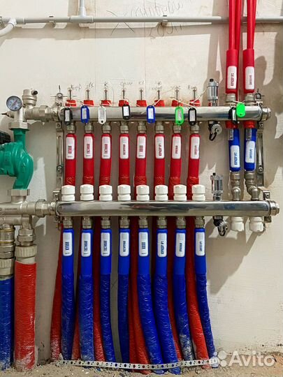 Монтаж отопления и водоснабжения под ключ